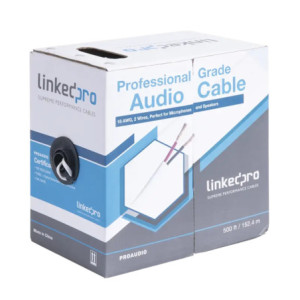 Cable para audio profesional de 2 conductores