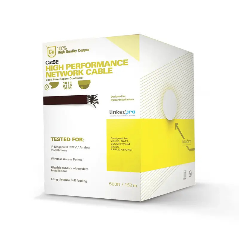 Cable Cat5e de alto rendimiento certificacion Cable Cat5e de alto rendimiento certificacion