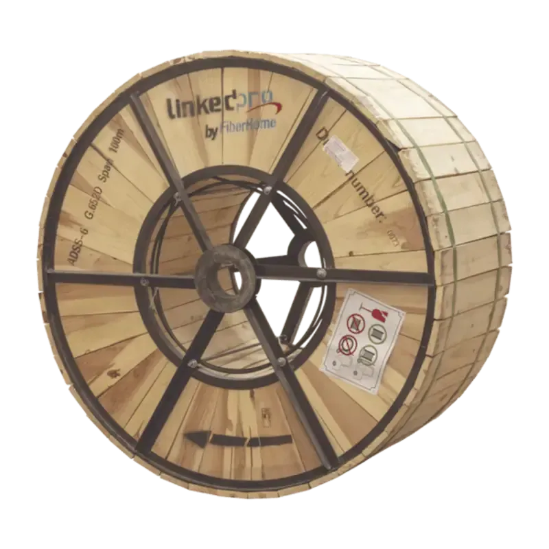 Carrete de 4 km de Fibra Óptica Aérea ADSS G.652D, Carrete de 4 km de Fibra Óptica Aérea ADSS G.652D,