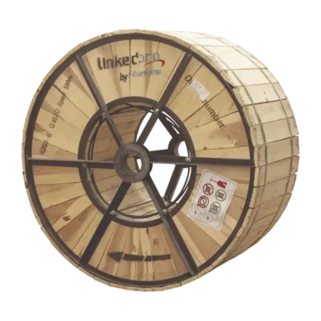 Carrete de 4 km de Fibra Óptica Aérea ADSS G.652D,