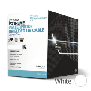 Bobina de cable de 305 m, Cat5e, para intempe