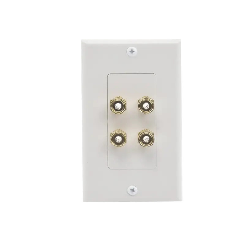 Placa de Pared  Postes de Unión Tipo Banana  Conex Placa de Pared  Postes de Unión Tipo Banana  Conex