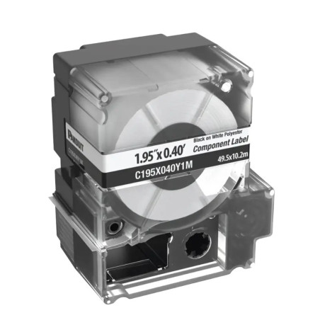 Casete de 125 Etiquetas no Adhesivas, Para Placas