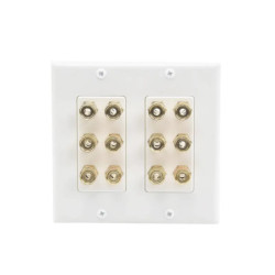 Placa de Pared  Postes de Unión Tipo Banana  Conex