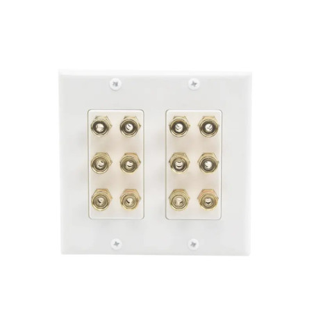 Placa de Pared  Postes de Unión Tipo Banana  Conex