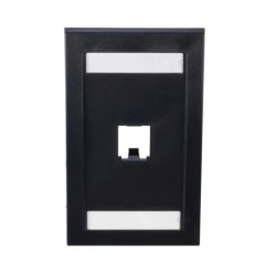 Placa de Pared Vertical Ejecutiva, Salida de 1 Pue