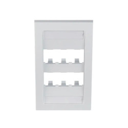Placa de Pared Vertical Ejecutiva, Salida Para 6 P