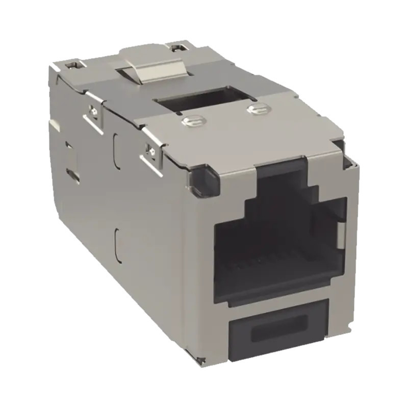 Conector Jack RJ45 Blindado, Estilo TG, Mini-Com, Conector Jack RJ45 Blindado, Estilo TG, Mini-Com,