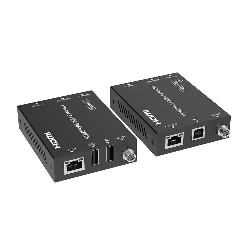 Kit Extensor HDMI con KVM  70m  4K2K@60Hz  4:4:4 Kit Extensor HDMI con KVM  70m  4K2K@60Hz  4:4:4
