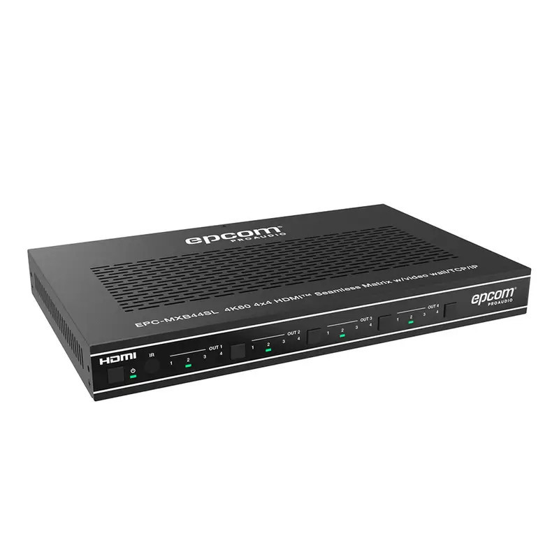 Matriz HDMI 4×4  Video Wall  Seamless Switch  10 M Matriz HDMI 4×4  Video Wall  Seamless Switch  10 M