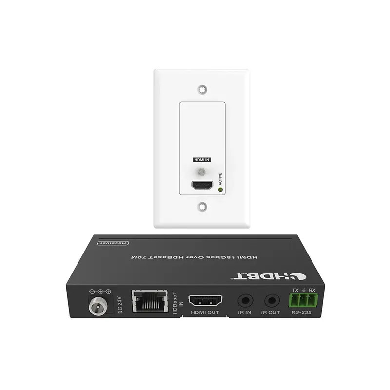 Kit Extensor HDBaseT  4K2K@60Hz 40m  1080p 70m  Fu Kit Extensor HDBaseT  4K2K@60Hz 40m  1080p 70m  Fu