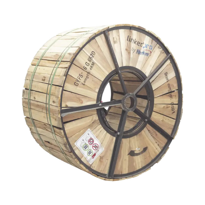 Carrete de 4 km de Fibra Óptica para Exterior G.65 Carrete de 4 km de Fibra Óptica para Exterior G.65