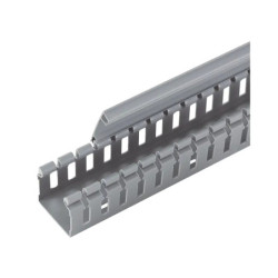 Canaleta Ranurada de PVC sin Tapa, Tipo H Tapa Abi