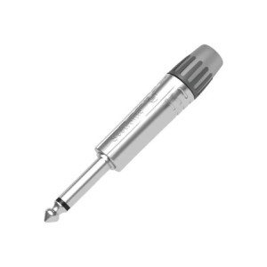 Conector 1-4 - Mono - Carcasa Cromada Perla -