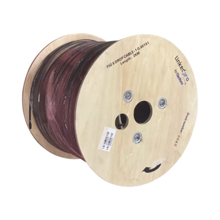 Carrete de 2 km de Fibra Óptica Aérea Mini Figura