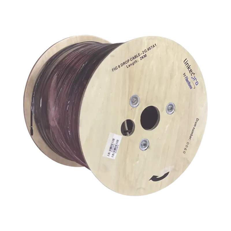 Carrete de 2 km de Fibra Óptica Aérea Mini Figura Carrete de 2 km de Fibra Óptica Aérea Mini Figura