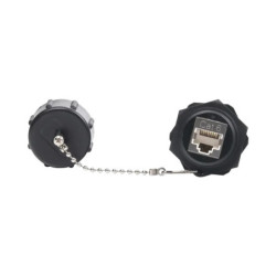 Acoplador Industrial RJ45-RJ45 Categoría 6 Blindad