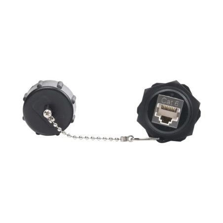 Acoplador Industrial RJ45-RJ45 Categoría 6 Blindad