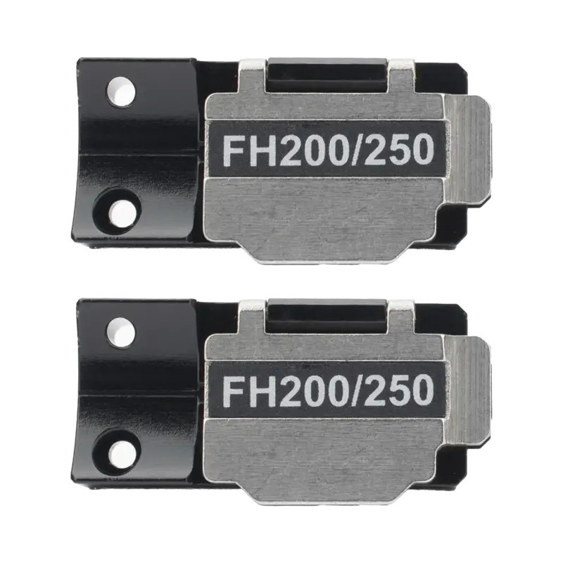 Par de Holders para fibra óptica 250 micras para F Par de Holders para fibra óptica 250 micras para F