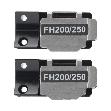 Par de Holders para fibra óptica 250 micras para F