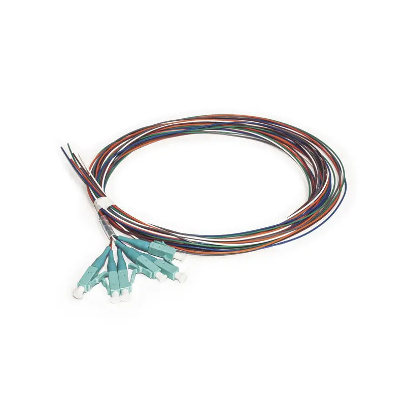 Kit de 6 Pigtails LC Multimodo OM3 50/125, conecto Kit de 6 Pigtails LC Multimodo OM3 50/125, conecto