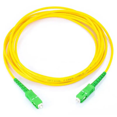Jumper de Fibra Óptica Monomodo SC/APC-SC/APC Simp
