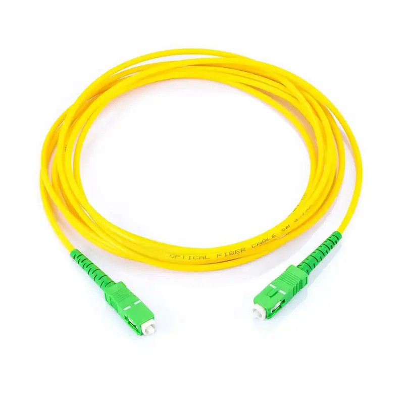 Jumper de Fibra Óptica Monomodo SC/APC SC/APC Simp Jumper de Fibra Óptica Monomodo SC/APC SC/APC Simp