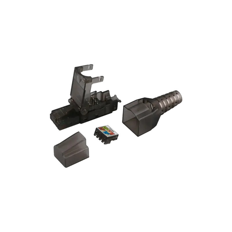 Plug RJ45 para Cable UTP Categoría 6A -Sin herrami Plug RJ45 para Cable UTP Categoría 6A -Sin herrami