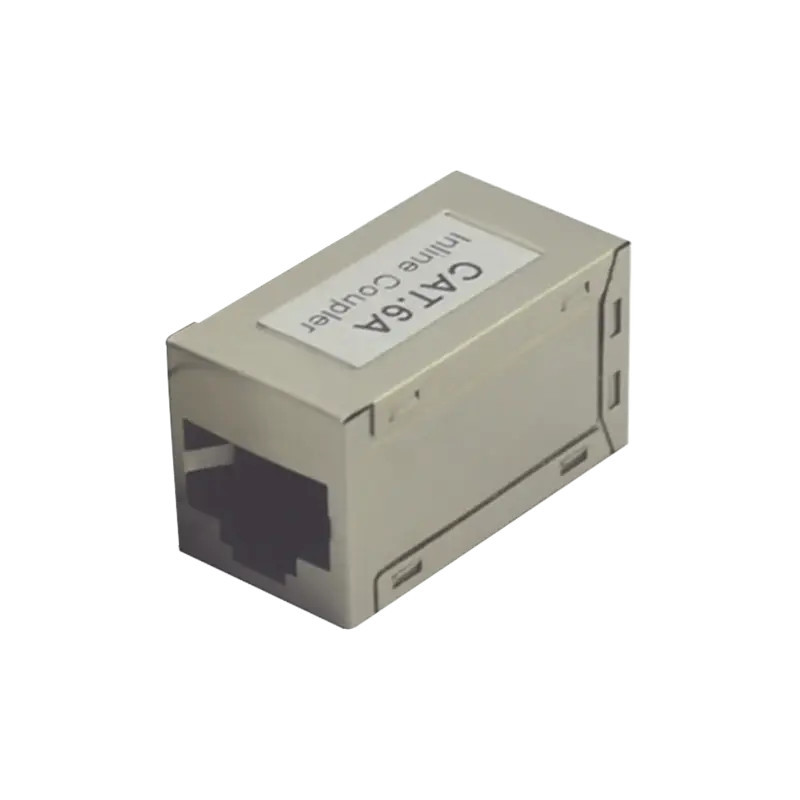 Acoplador STP Cat6A hembra RJ45 a RJ45 hembra Acoplador STP Cat6A hembra RJ45 a RJ45 hembra