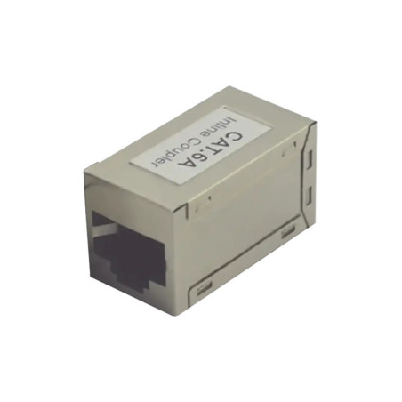 Acoplador STP Cat6A hembra RJ45 a RJ45 hembra