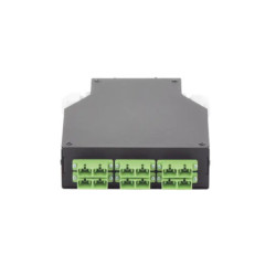 Distribuidor de Fibra Óptica para Riel Din, 6 Acop