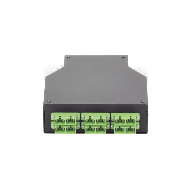 Distribuidor de Fibra Óptica para Riel Din, 6 Acop Distribuidor de Fibra Óptica para Riel Din, 6 Acop