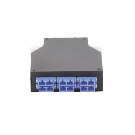 Distribuidor de Fibra óptica para Riel Din, 6 Acop