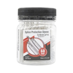 Bote con 100 Mangas para fusión de fibra óptica de