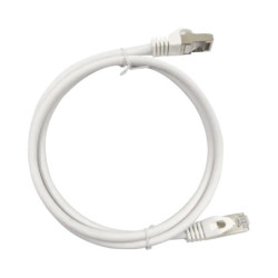 Patch Cord Cat6A 10G blindado 3.0M  9.84 ft  BLANC