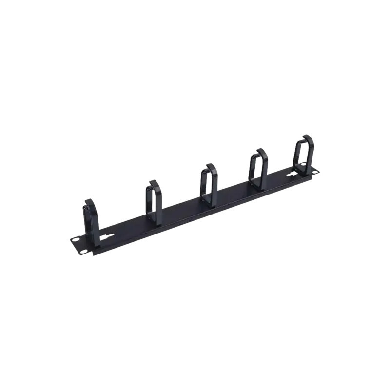 Organizador de Cables con 5 anillos, 1U, 19in Organizador de Cables con 5 anillos, 1U, 19in