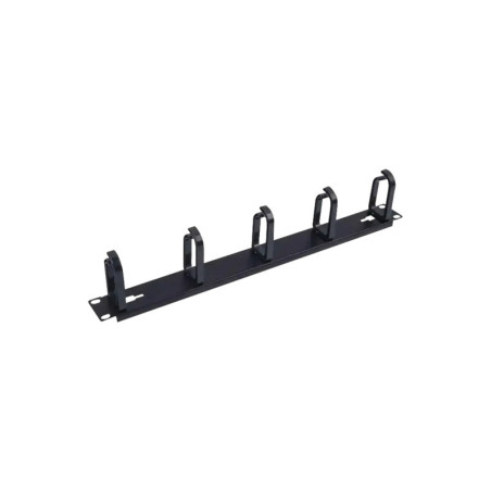 Organizador de Cables con 5 anillos, 1U, 19in