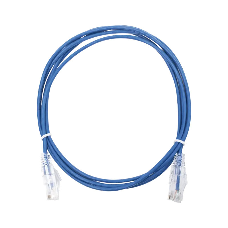 Cable de Parcheo Slim UTP Cat6 - 2 m Azul Diámetro Cable de Parcheo Slim UTP Cat6 - 2 m Azul Diámetro