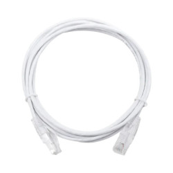 Cable de Parcheo Slim UTP Cat6 - 3 m Blanco Diámet