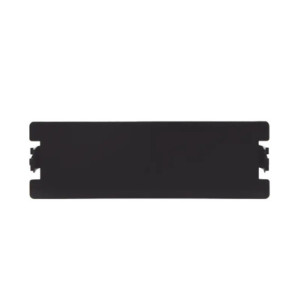 Placa ciega color negro para Distribuidor de