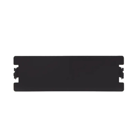 Placa ciega color negro para Distribuidor de