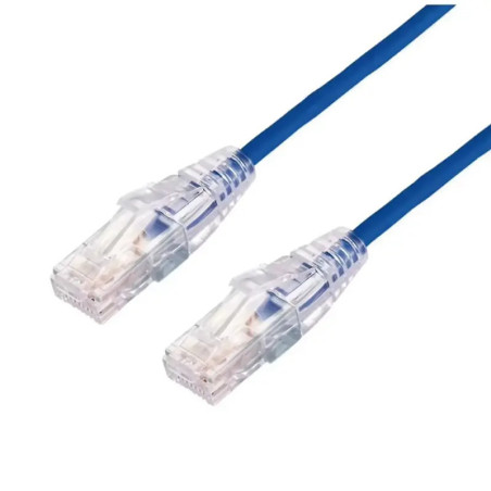 Cable de Parcheo Slim UTP Cat6A - 5 m Azul, Diámet
