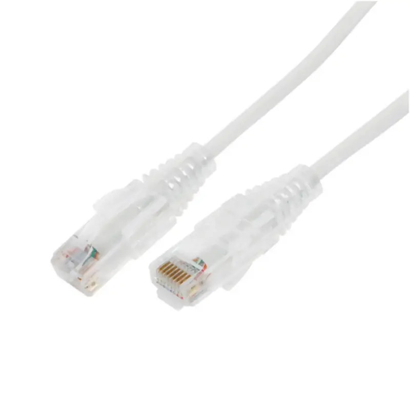 Cable de Parcheo Slim UTP Cat6A - 5 m Blanco, Diám Cable de Parcheo Slim UTP Cat6A - 5 m Blanco, Diám