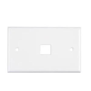 Placa de pared de 1 puerto, Keystone, Color B
