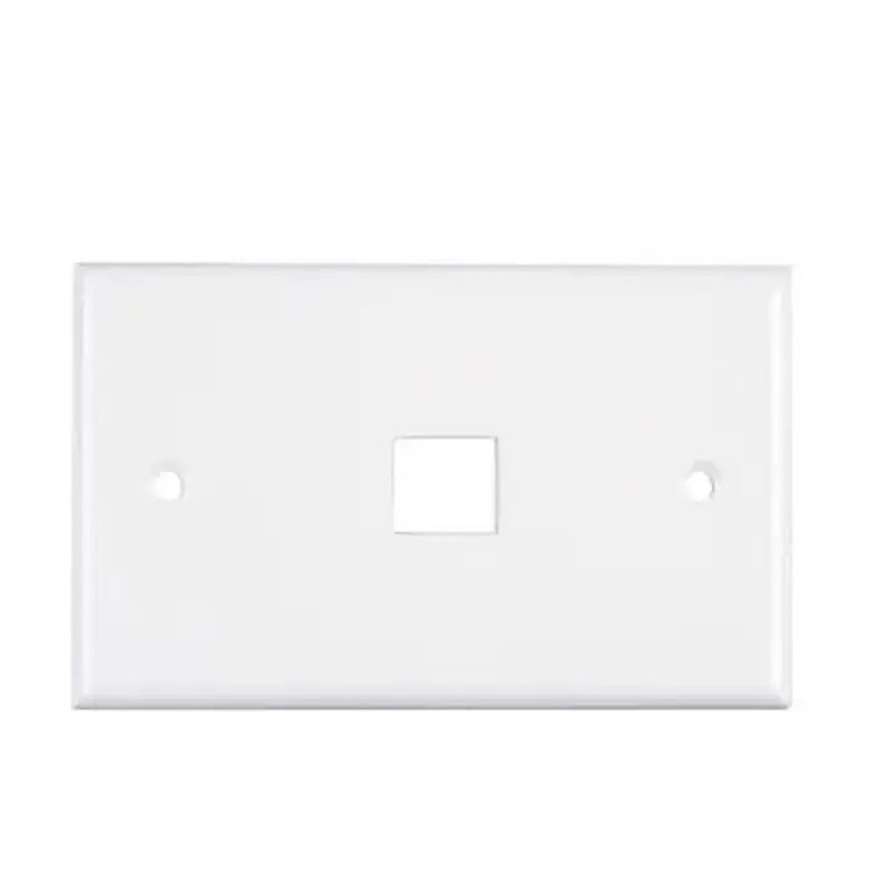 Placa de pared de 1 puerto, Keystone, Color B Placa de pared de 1 puerto, Keystone, Color B
