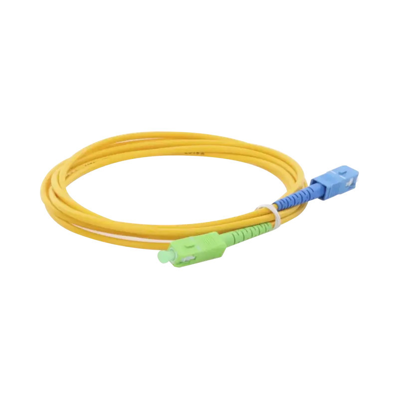 Jumper de Fibra Óptica Monomodo SC/APC-SC/UPC Simp Jumper de Fibra Óptica Monomodo SC/APC-SC/UPC Simp