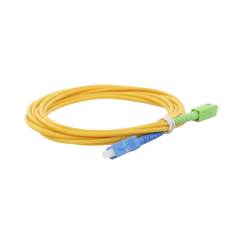 Jumper de Fibra Óptica Monomodo SC/UPC-SC/APC Simp Jumper de Fibra Óptica Monomodo SC/UPC-SC/APC Simp