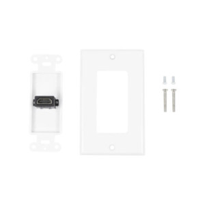 Placa de pared 1 puerto HDMI hembra a hembra