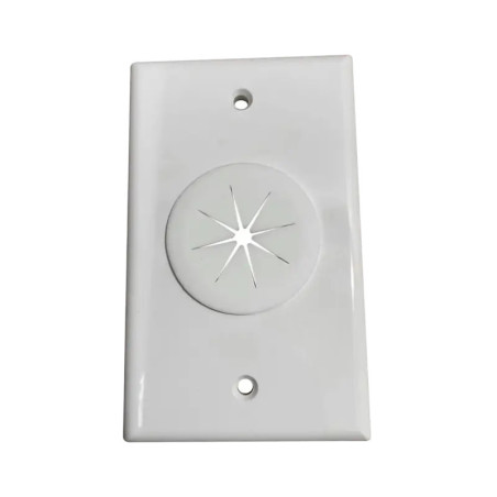 Placa de Pared, con Orificio y Grommet, Ideal