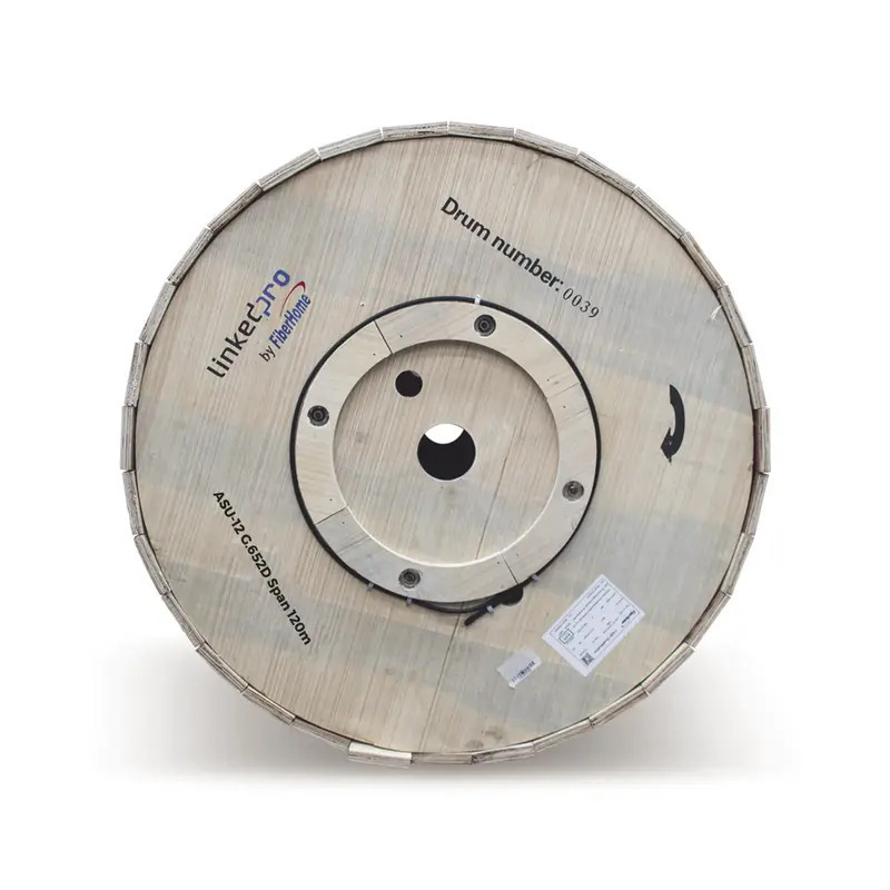 Carrete de 4 km de Fibra Óptica Aérea Mini ADSS AS Carrete de 4 km de Fibra Óptica Aérea Mini ADSS AS